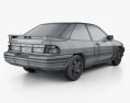 Ford Escort GT ハッチバック 1996 3Dモデル