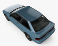 Ford Escort GT 掀背车 1996 3D模型 顶视图