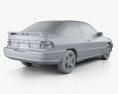 Ford Escort GT 掀背车 1996 3D模型