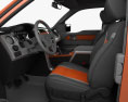 Ford F-150 SVT Raptor Super Cab з детальним інтер'єром 2015 3D модель seats