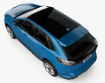 Ford Edge ST mit Innenraum 2021 3D-Modell Draufsicht