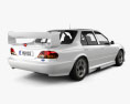 Ford Falcon V8 Supercars 1998 3d model back view