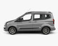 Ford Tourneo Courier 2022 3D 모델  side view