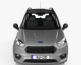 Ford Tourneo Courier 2022 3D-Modell Vorderansicht