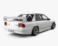 Ford Falcon V8 Supercars 1996 3D 모델  back view