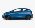 Ford Fiesta 3ドア ST 2022 3Dモデル side view
