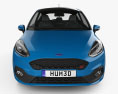 Ford Fiesta 3ドア ST 2022 3Dモデル front view