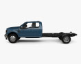 Ford F-550 Super Duty Super Cab Chassis Lariat 2022 3D 모델  side view