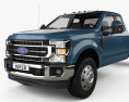 Ford F-550 Super Duty Super Cab Chassis Lariat 2022 3D 모델 