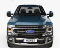 Ford F-550 Super Duty Super Cab Chassis Lariat 2022 3D 모델  front view