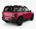 Ford Bronco Sport 2022 3D 모델  back view
