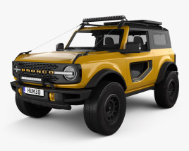 Ford Bronco Preproduction 2도어 2022 3D 모델 