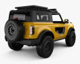 Ford Bronco Preproduction 2门 2022 3D模型 后视图