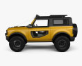 Ford Bronco Preproduction 2-Türer 2022 3D-Modell Seitenansicht