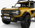 Ford Bronco Preproduction 2도어 2022 3D 모델 