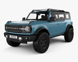 Ford Bronco Badlands Preproduction 4-door 2022 3D model
