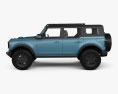 Ford Bronco Badlands Preproduction 4门 2022 3D模型 侧视图