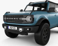 Ford Bronco Badlands Preproduction 4-Türer 2022 3D-Modell