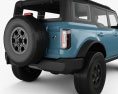 Ford Bronco Badlands Preproduction четырехдверный 2022 3D модель