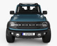 Ford Bronco Badlands Preproduction 4-Türer 2022 3D-Modell Vorderansicht