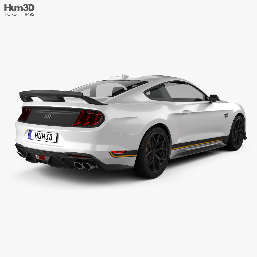Ford Mustang Mach 1 Handling Package 2023 3D-Modell - Herunterladen  Fahrzeuge on