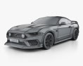 Ford Mustang Mach 1 Handling Package 2023 3D模型 wire render
