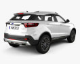 Ford Territory CN-spec with HQ interior 2021 3d model back view