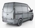Ford Transit Custom パネルバン L1H2 HQインテリアと 2015 3Dモデル