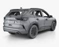 Ford Escape SE з детальним інтер'єром 2022 3D модель