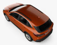 Ford Escape SE с детальным интерьером 2022 3D модель top view