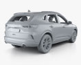 Ford Escape SE с детальным интерьером 2022 3D модель
