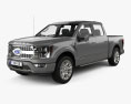 Ford F-150 Super Crew Cab 5.5ft bed Limited 2024 3D模型
