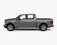 Ford F-150 Super Crew Cab 5.5ft bed Limited 2024 3D 모델  side view