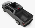 Ford F-150 Super Crew Cab 5.5ft bed Limited 2024 3D模型 顶视图