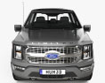Ford F-150 Super Crew Cab 5.5ft bed Limited 2024 3D模型 正面图