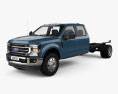 Ford F-550 Super Duty Crew Cab Chassis Lariat 2024 3d model