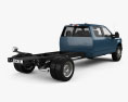 Ford F-550 Super Duty Crew Cab Chassis Lariat 2024 Modelo 3d vista traseira