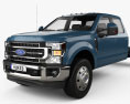 Ford F-550 Super Duty Crew Cab Chassis Lariat 2024 Modelo 3d