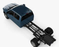 Ford F-550 Super Duty Crew Cab Chassis Lariat 2024 Modello 3D vista dall'alto
