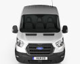 Ford Transit パネルバン L3H2 Trendline 2022 3Dモデル front view