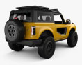 Ford Bronco Preproduction 2-door with HQ interior 2022 3d model back view