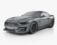 Ford Mustang Shelby GT-H coupe 2022 3d model wire render
