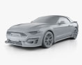 Ford Mustang Shelby GT-H Convertibile 2022 Modello 3D clay render