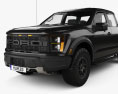 Ford F-150 Super Crew Cab 5.5 ft Bed Raptor Performance Package 2024 3D модель