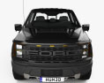 Ford F-150 Super Crew Cab 5.5 ft Bed Raptor Performance Package 2024 3D 모델  front view