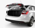 Ford Focus Седан з детальним інтер'єром 2013 3D модель