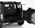 Ford Bronco Badlands Preproduction 4 puertas con interior 2022 Modelo 3D