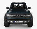 Ford Bronco Badlands Preproduction чотиридверний з детальним інтер'єром 2022 3D модель front view
