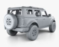 Ford Bronco Badlands Preproduction 4ドア HQインテリアと 2022 3Dモデル