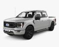 Ford F-150 Super Crew Cab 5.5ft bed XLT 2024 3D-Modell